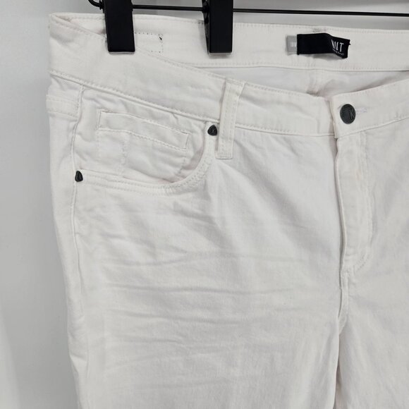 Kut from the kloth womens size 18w white Catherine Boyfriend denim jeans NWT - Picture 3 of 13
